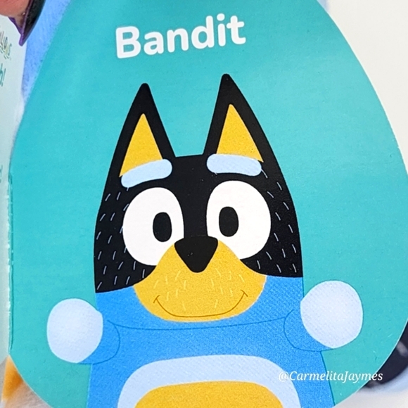 BANDIT 🐶 Bluey's Dad Dog HugMee Bluey X Original Squishmallows ☆ NWT ☆ - Picture 4 of 8